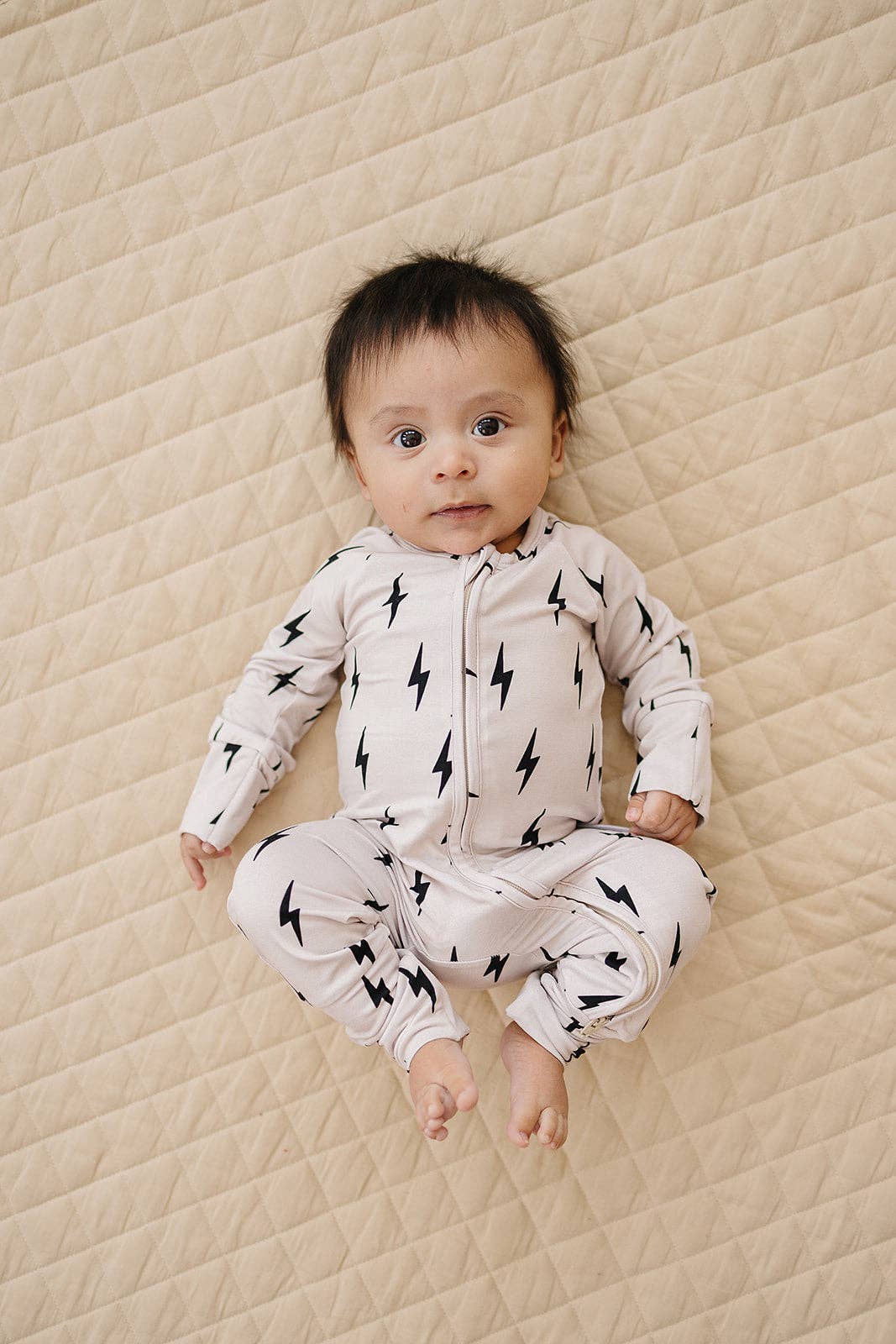 Bamboo Zip Romper | Little Bolt