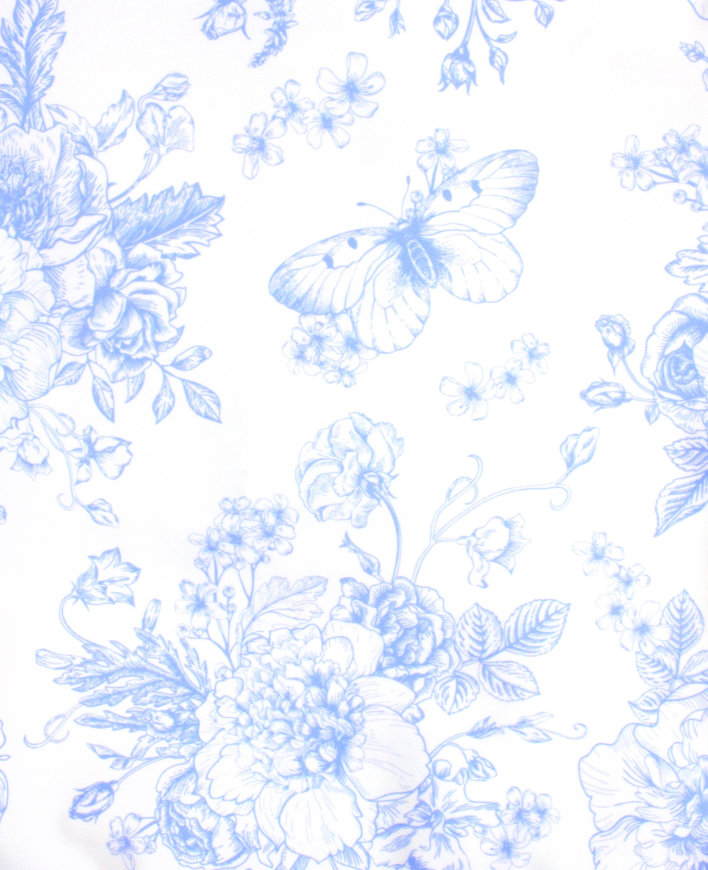 Baby Girls Periwinkle Butterfly Rash Guard