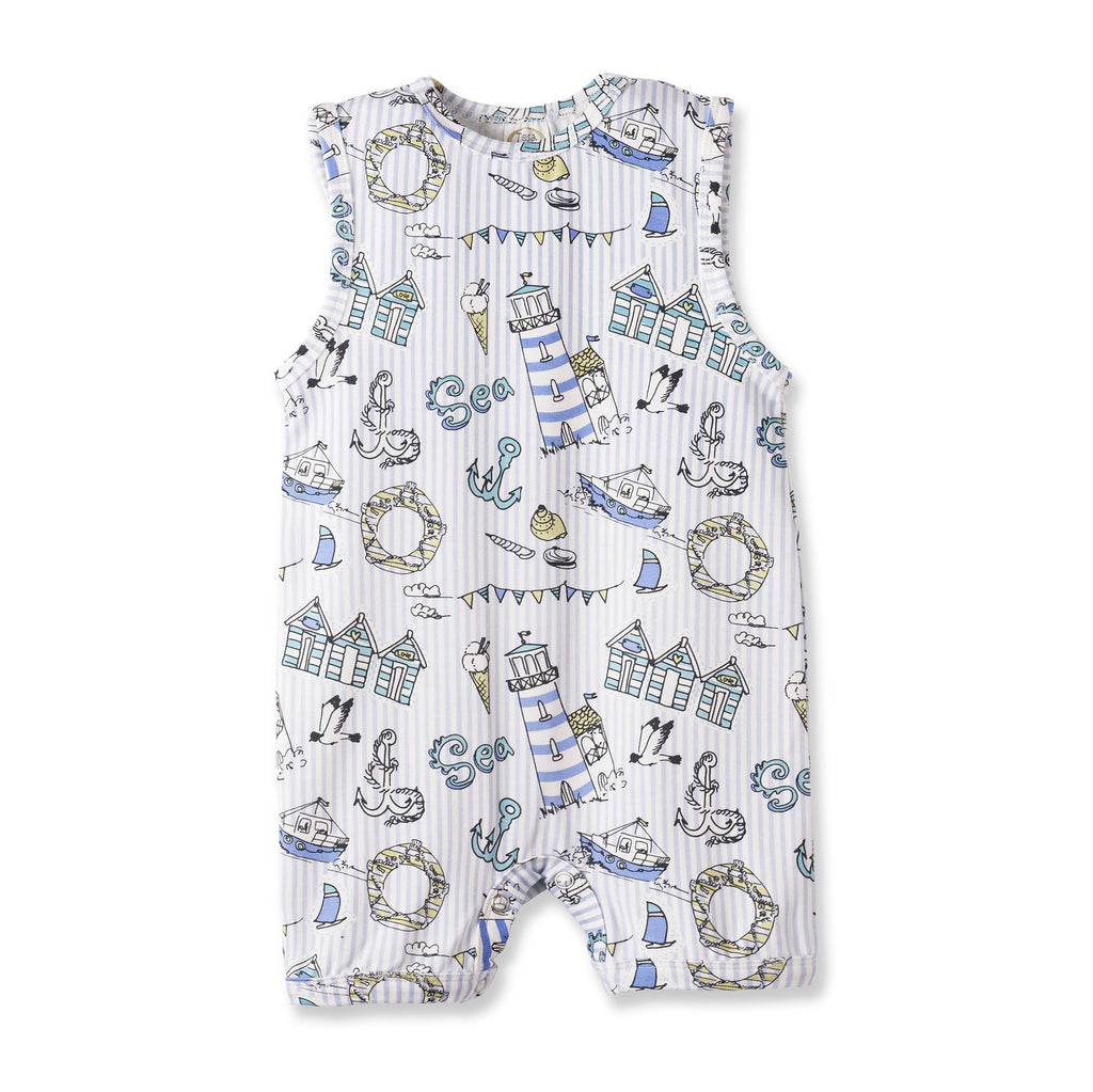 Seashore Romper – Bamboo Baby Neutral One Piece