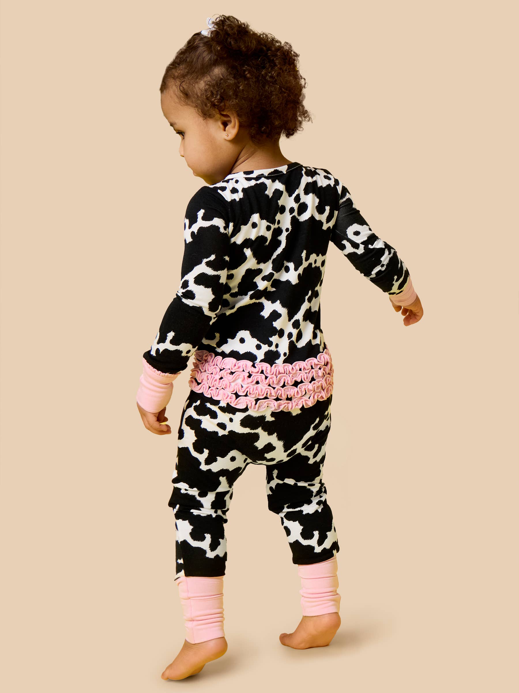Cow rufflebutts onsie