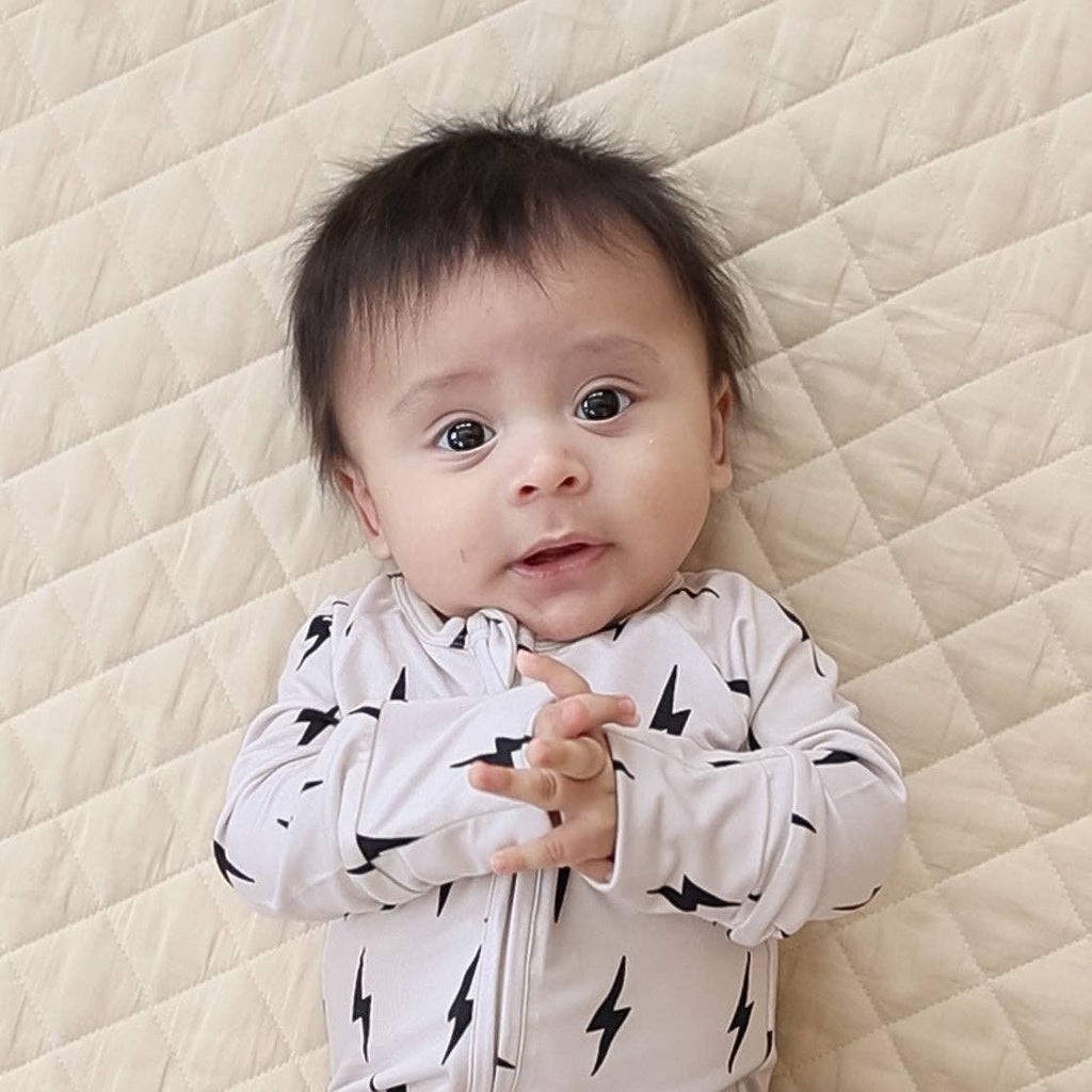 Bamboo Zip Romper | Little Bolt