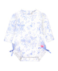 Baby Girls Periwinkle Butterfly Rash Guard