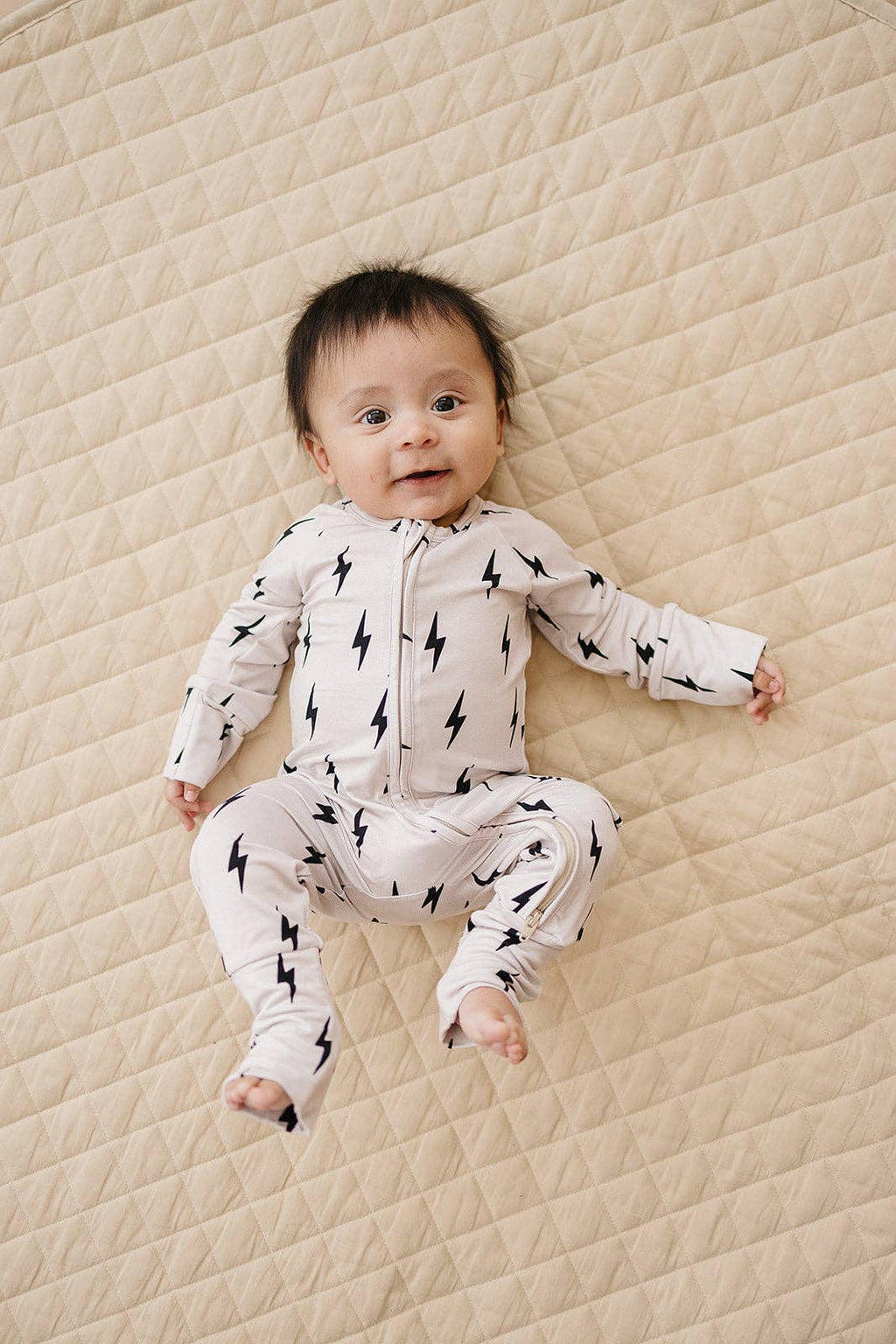 Bamboo Zip Romper | Little Bolt