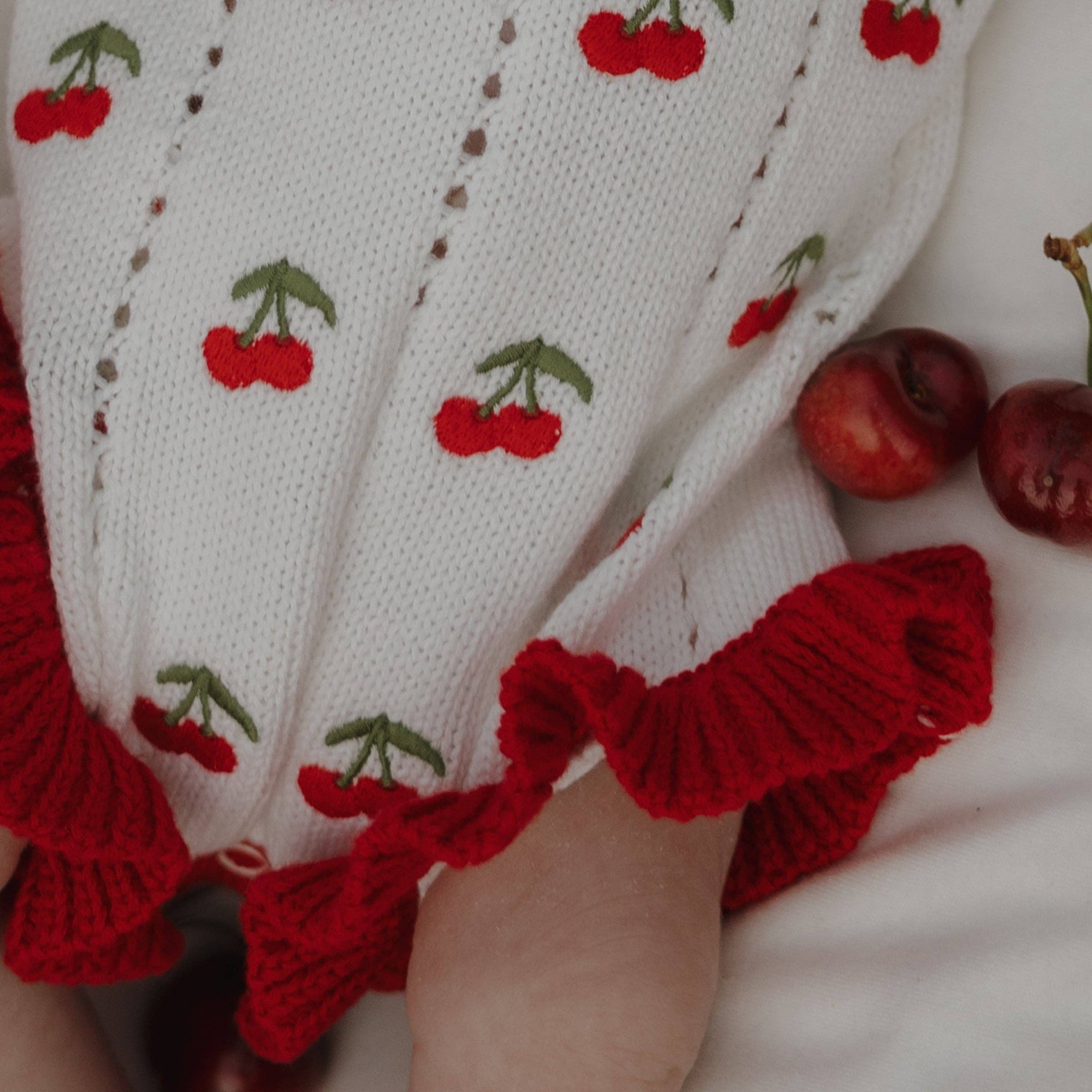 Knit Ruffle Romper