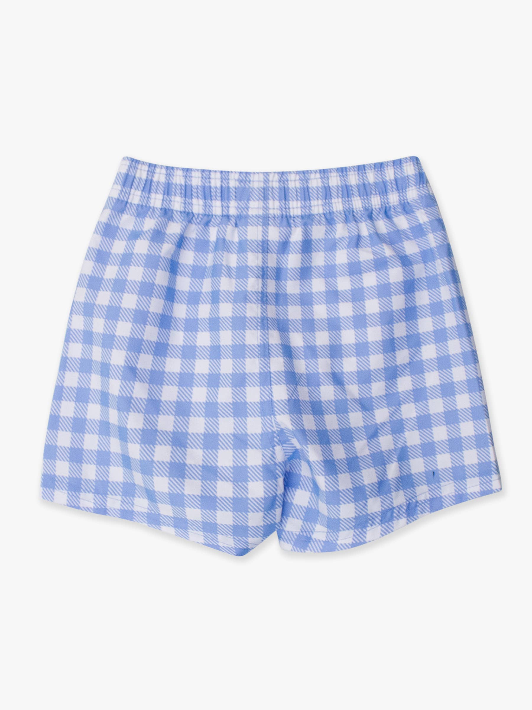 Gingham Swim Trunks