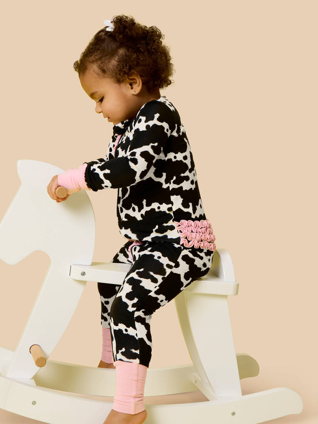 Cow rufflebutts onsie