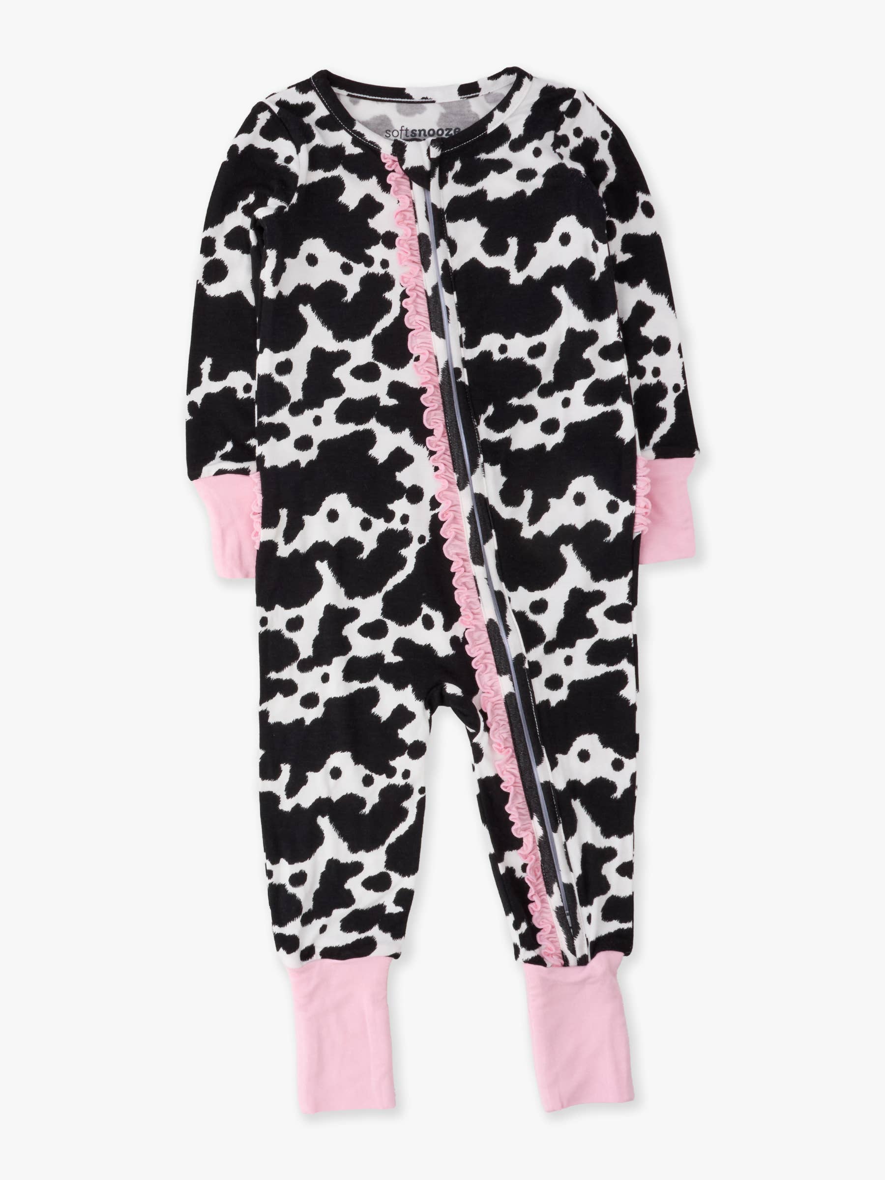 Cow rufflebutts onsie